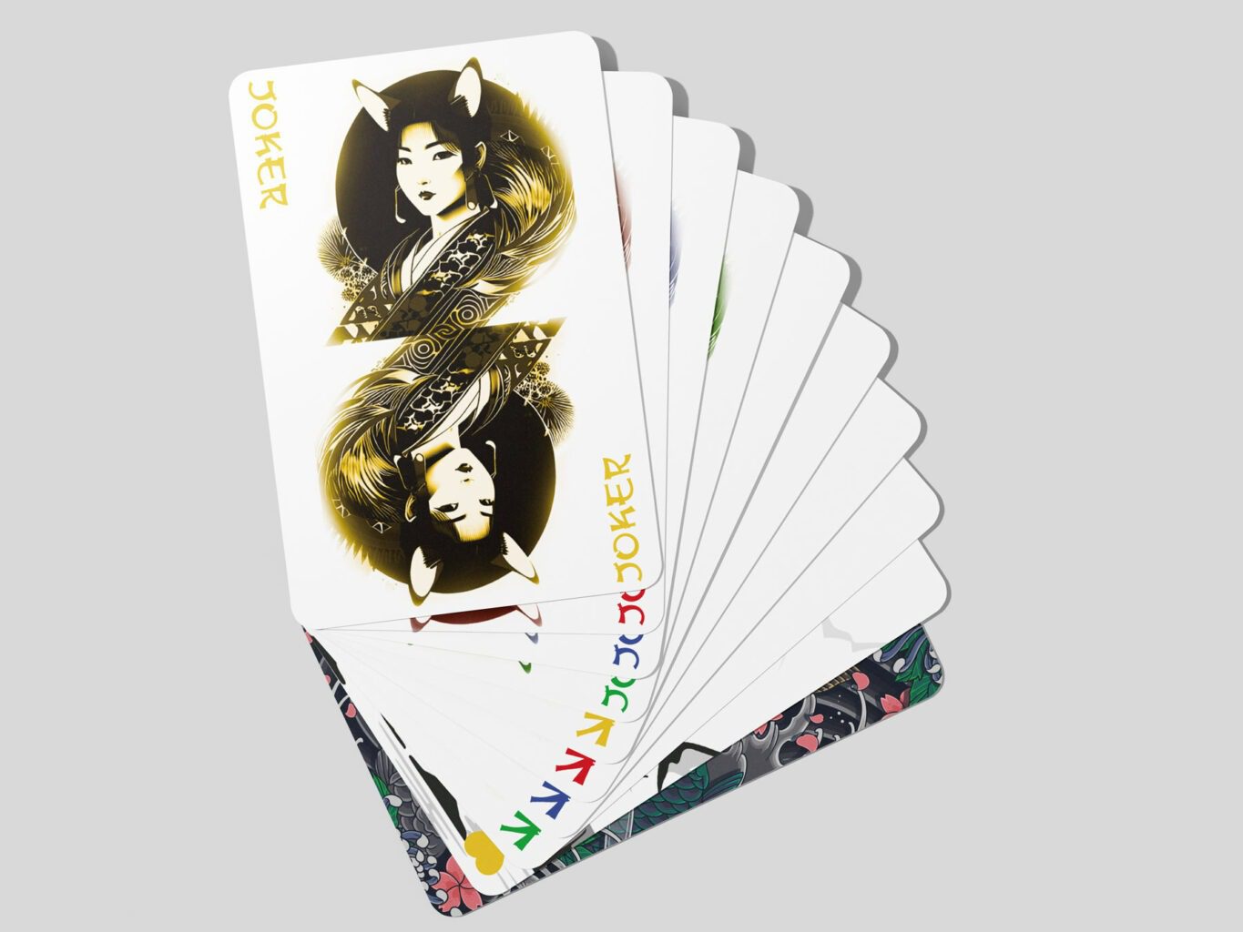 Visuel des cartes Joker du jeu de cartes Japan Style