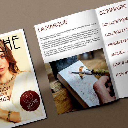 Visuel première de couverture magazine de bijoux Apache