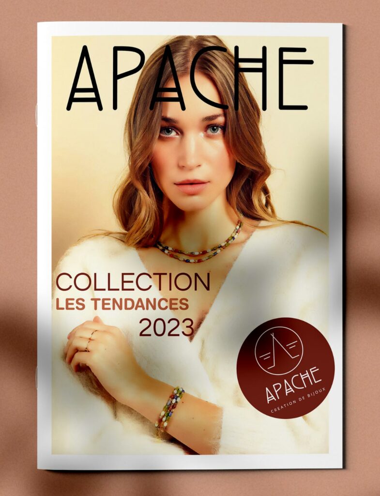 1er de couverture du magazine de bijoux de l'enseigne Apache