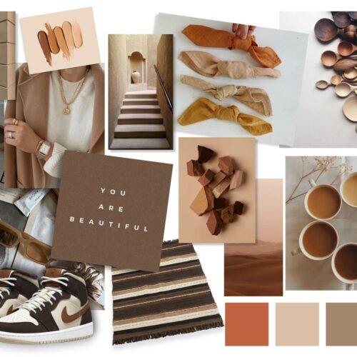 Moodboard pour création magazine enseigne Apache