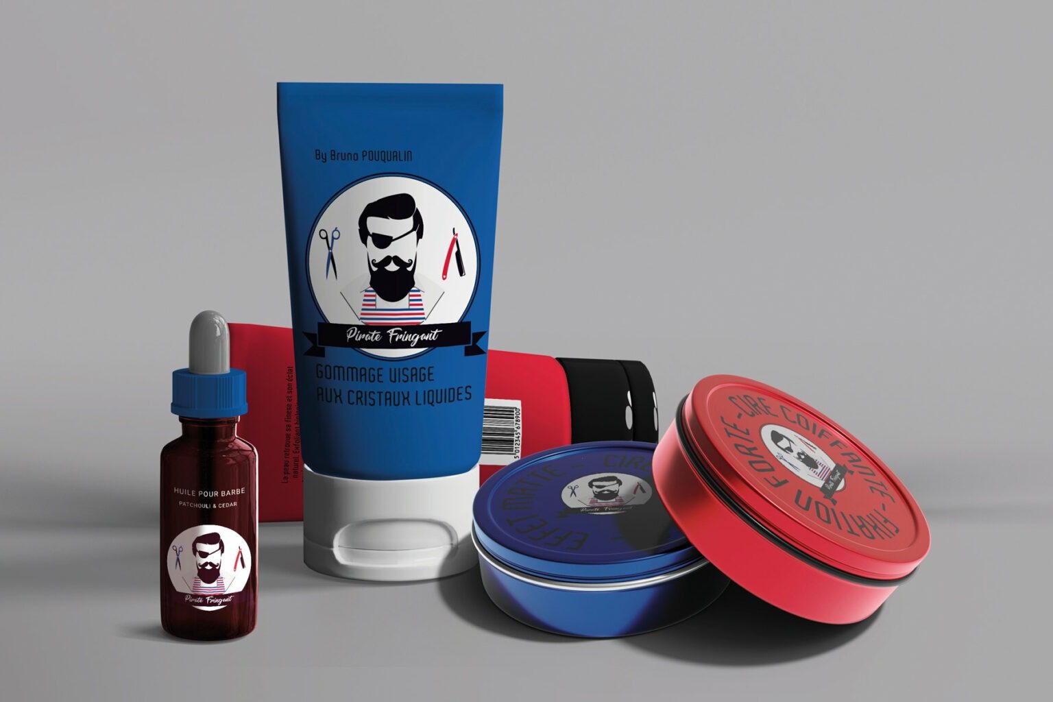 photo de la gamme de cosmetique de la marque Pirate Fringant