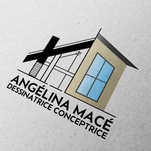 logotype pour la déssinatrice conceptrice Angélina Macé