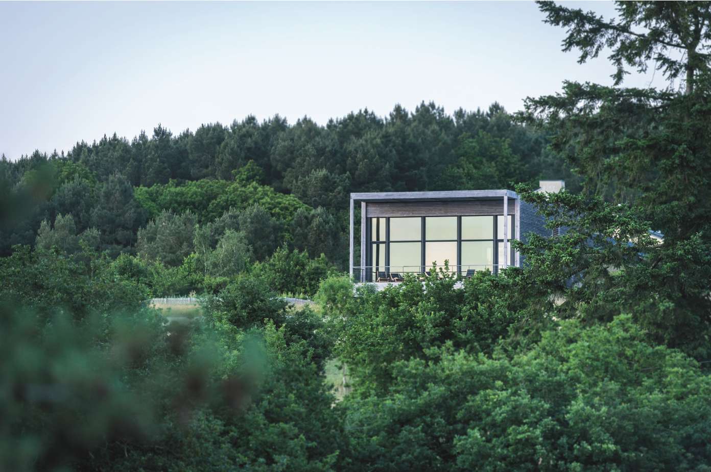 photographie de l'hôtel et restaurant la Grée des Landes